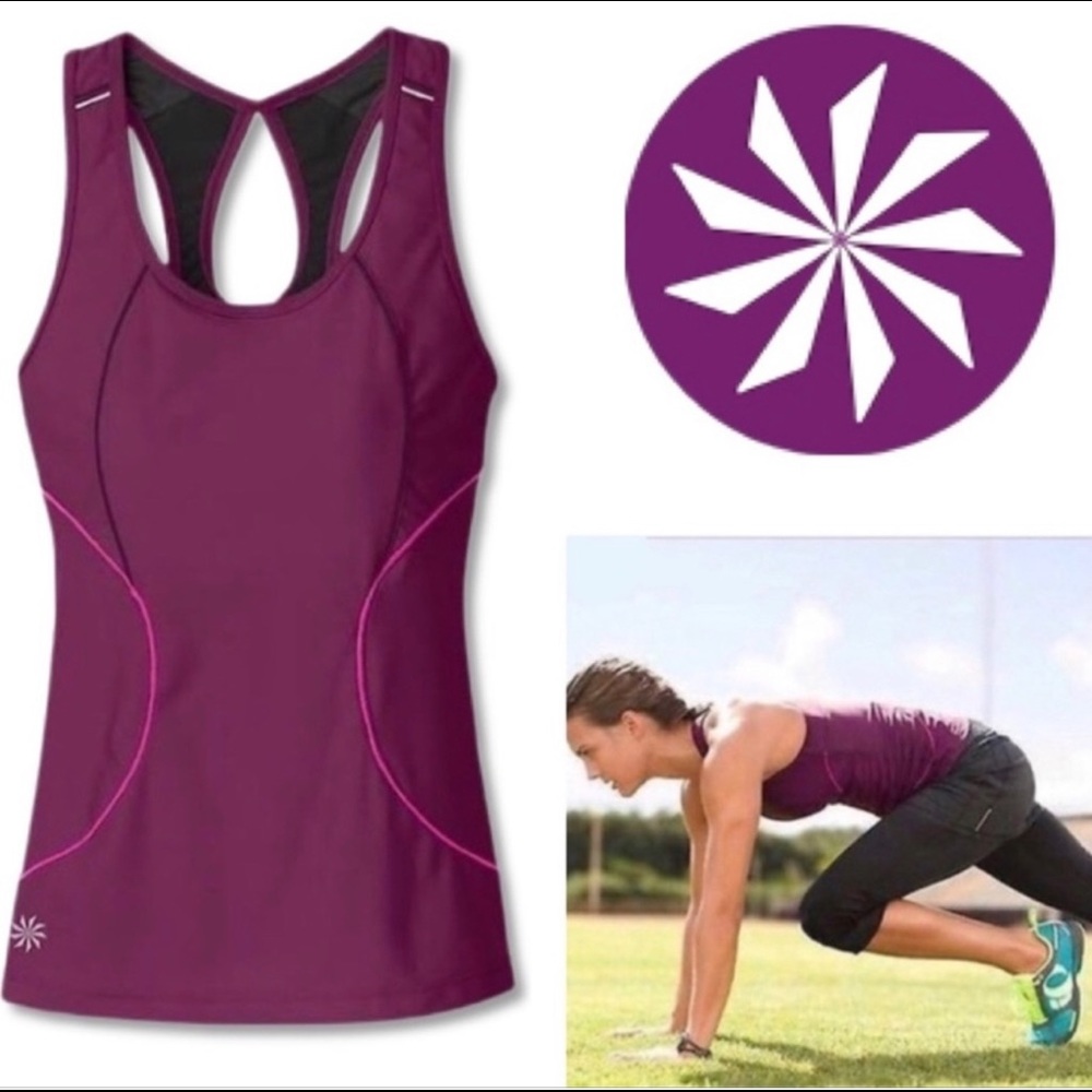 Athleta Energy Support Workout Tank with Pockets